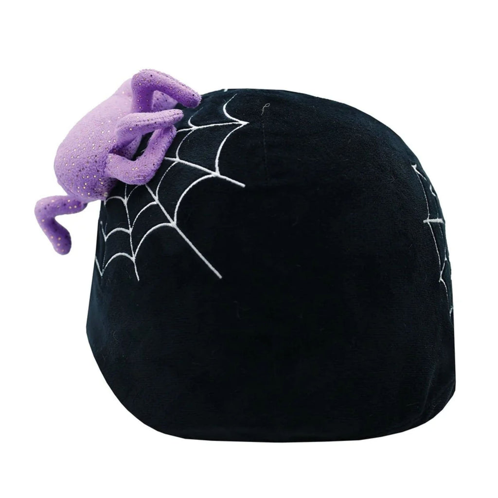 Equetech Cobweb Spider Hat Silk - Black/Purple