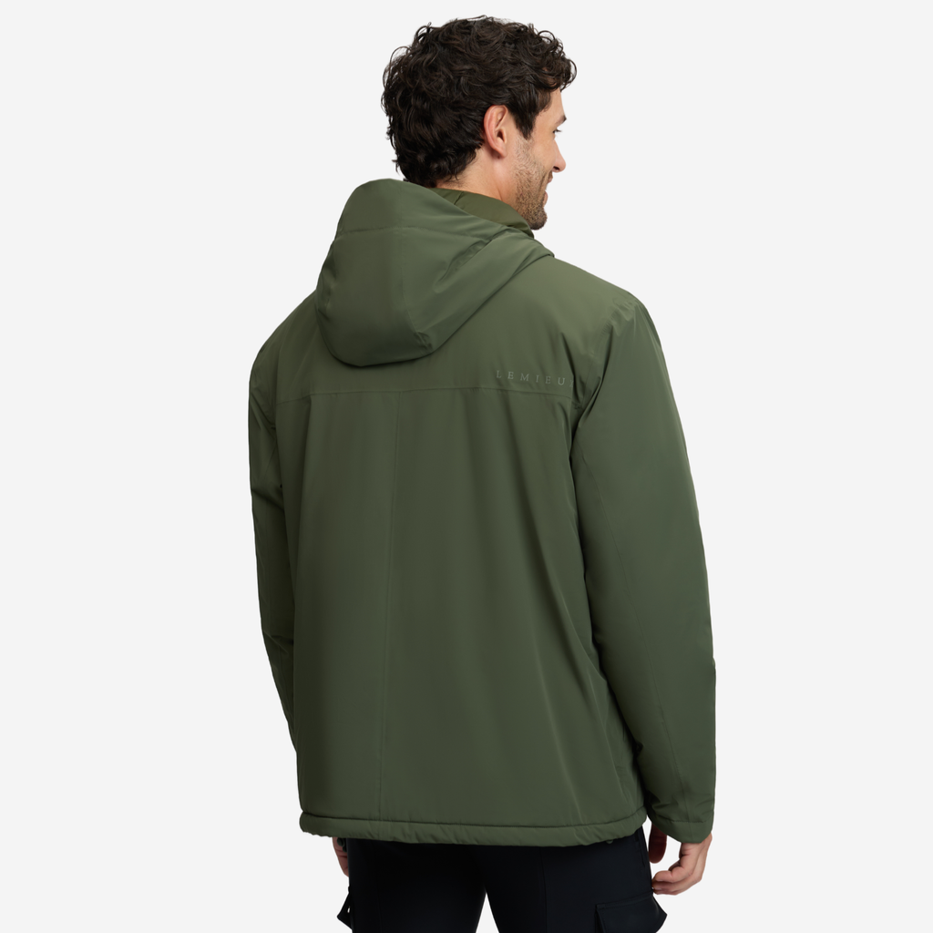 LeMieux Mens Waterproof Anorak - Olive