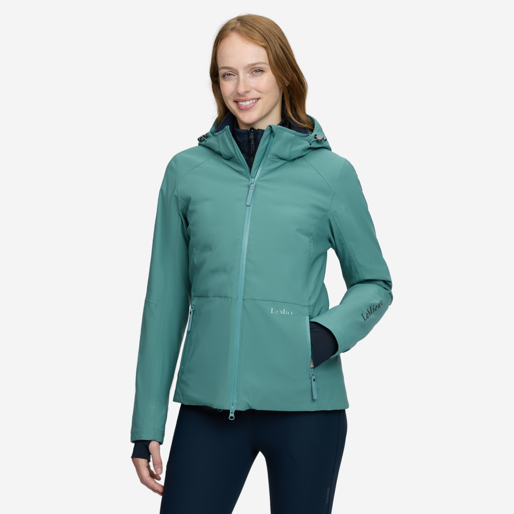 LeMieux Ladies Brooke 3 in 1 Waterproof Hybrid Jacket - Aloe