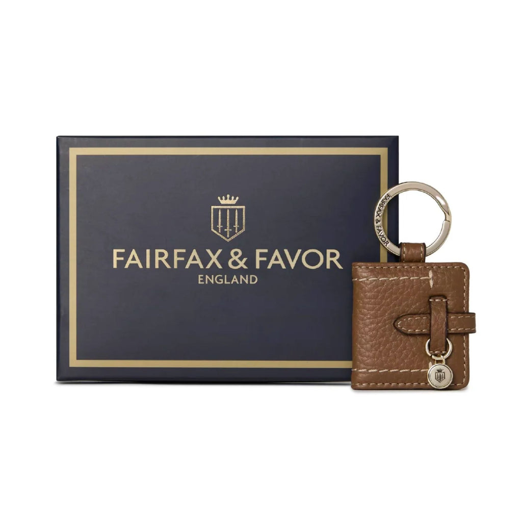 Fairfax & Favor Photo Holder Key Ring - Tan Leather