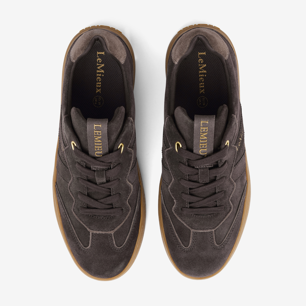 LeMieux Stockbridge Suede Trainer - Cocoa
