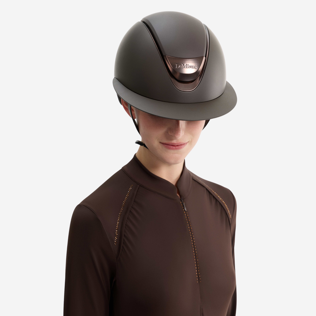 LeMieux Verv Competition Helmet Matte - Brown