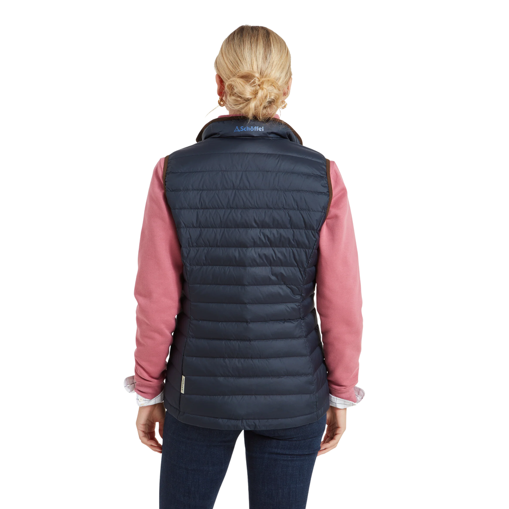 Schoffel Ladies Launde Down Gilet - Petrol Blue