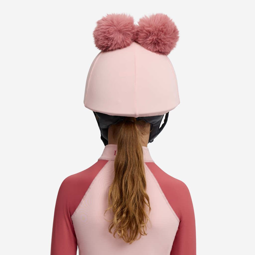 LeMieux Mini Double Pom Hat Silk - Petal