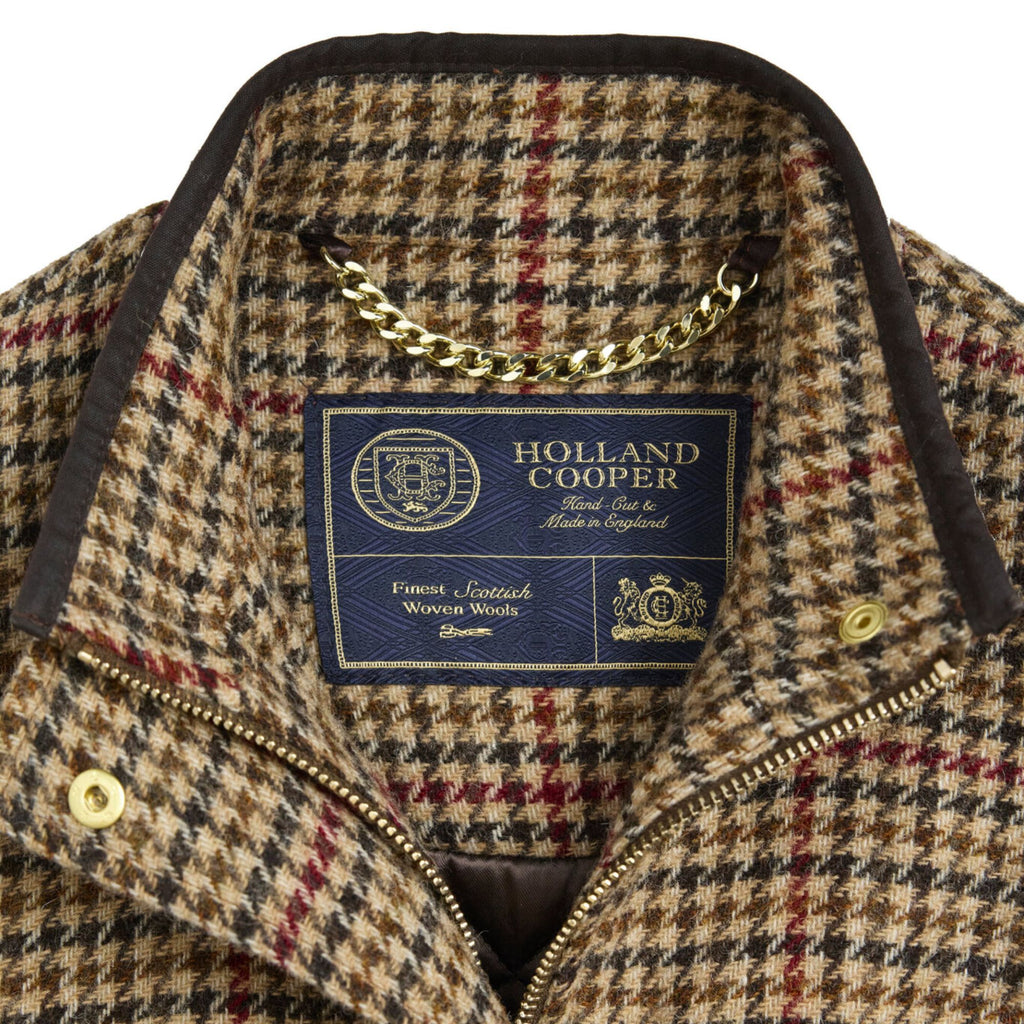 Holland Cooper Ladies Country Classic Tweed Gilet - Cotswold Tweed