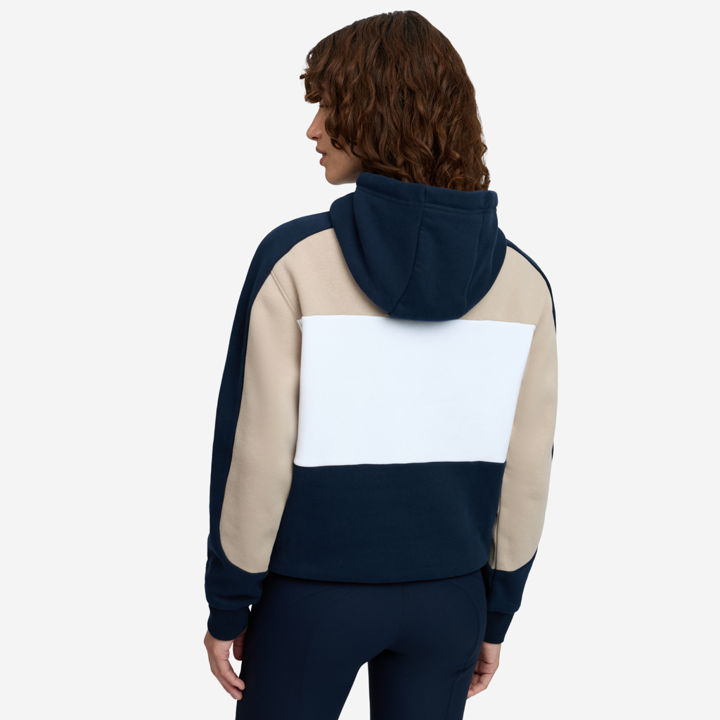 LeMieux Ladies Kadie Colour Block Hoodie - Navy