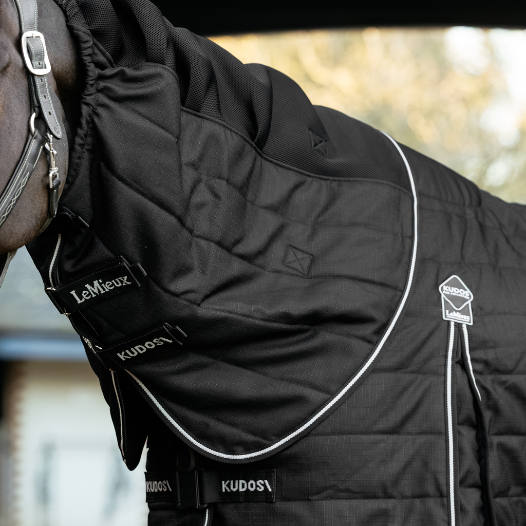 LeMieux Kudos ClimaCore Stable Rug with Neck 100g - Black