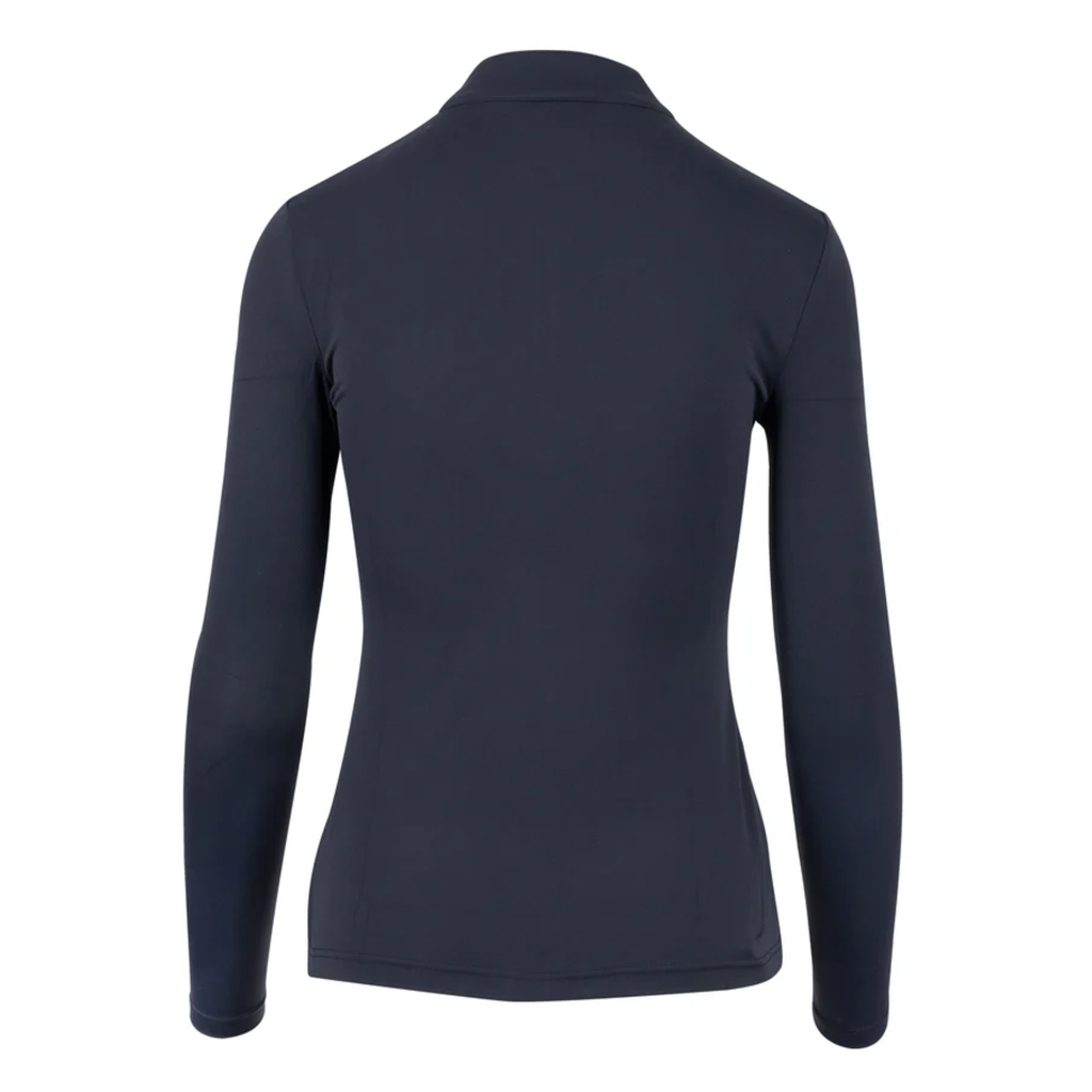 Woof Wear Ladies Long Sleeve Tech Riding Shirt - Navy