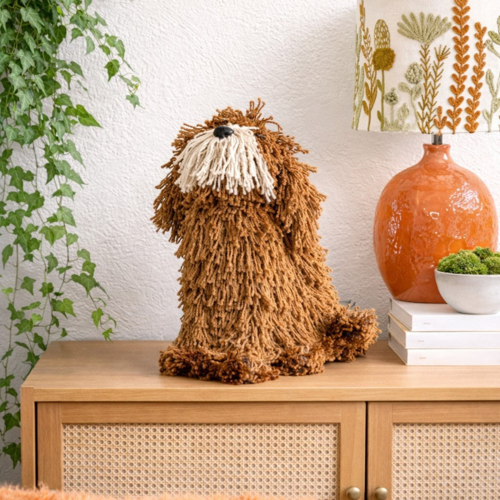 Aquarelle Home Sitting Dougal Dog - Natural/Cream