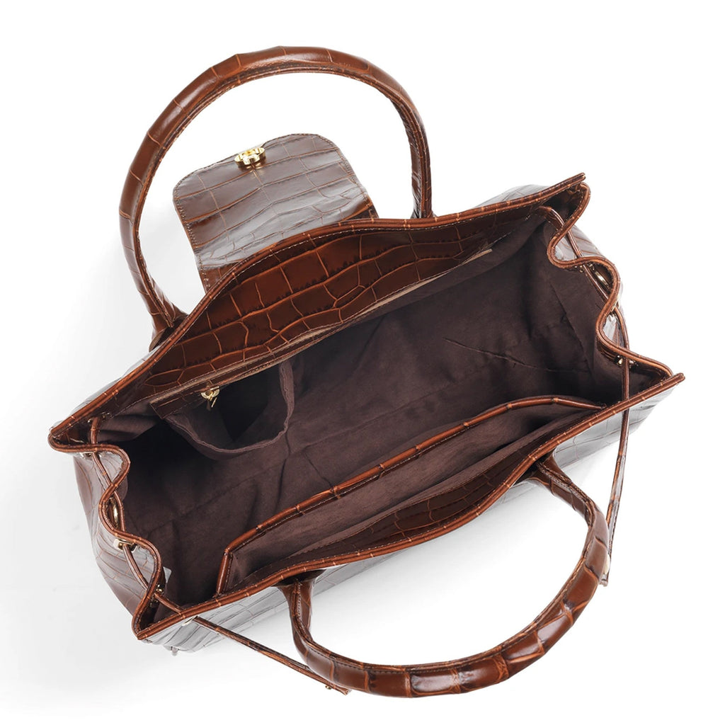 Fairfax and Favor Windsor Leather Handbag - Conker Leather