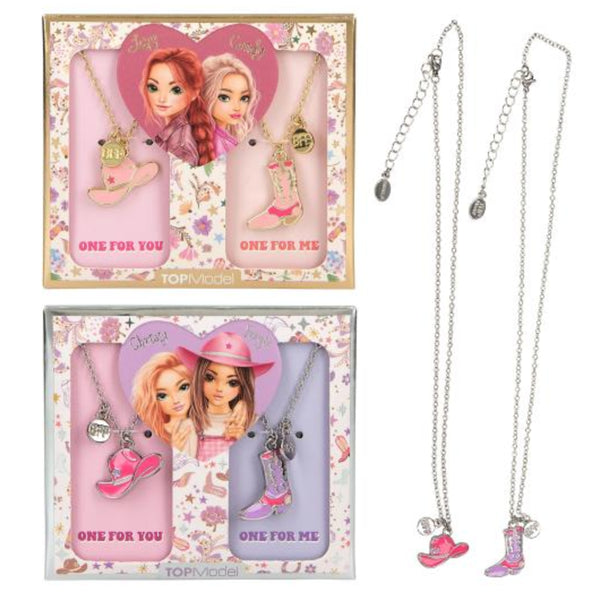 TOPModel BFF Necklace With Boots and Hat - Cowgirl