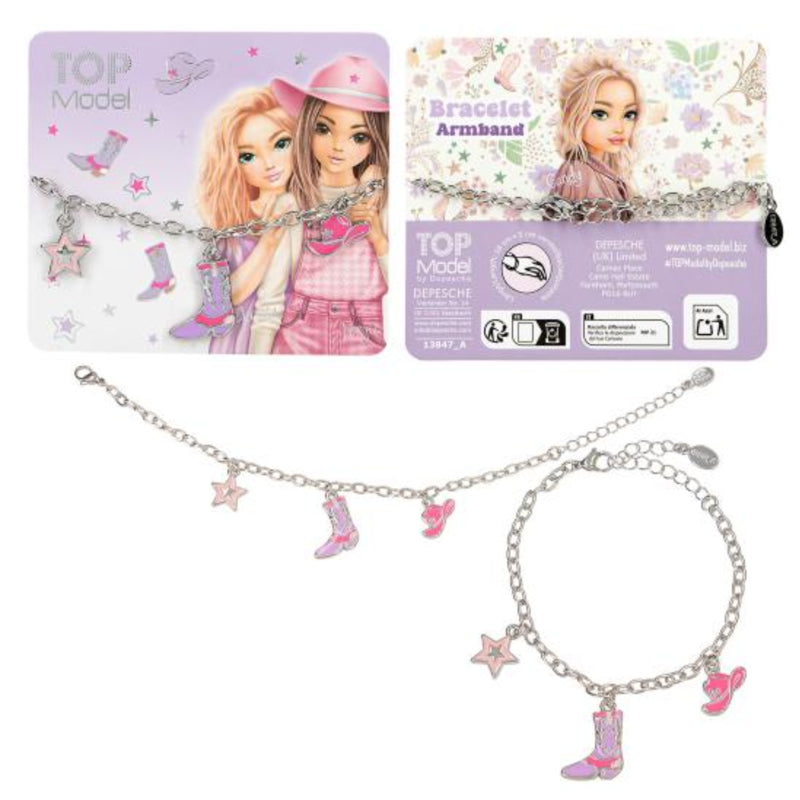 TOPModel Bracelet With Charms - Cowgirl