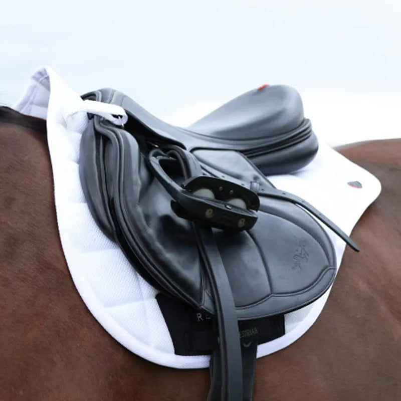 Hy Equestrian ProReaction Shield Close Contact Saddle Pad - White