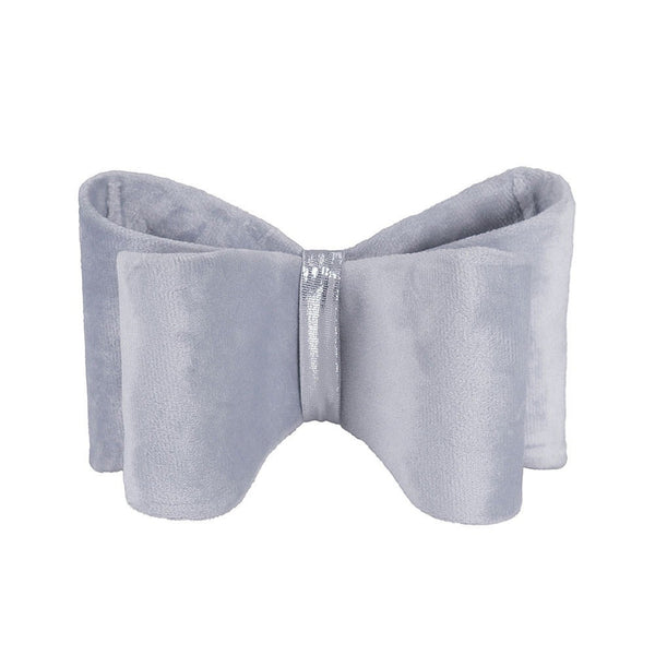 Rosewood Velvet Silver Bow