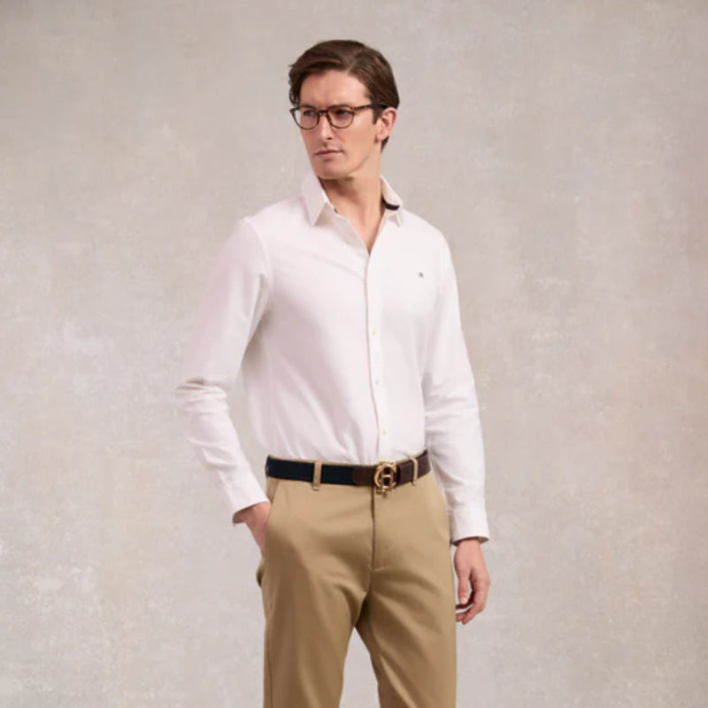Holland Cooper Mens Classic Oxford Shirt - White