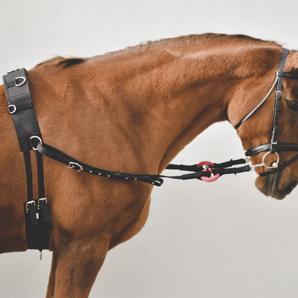 Mackey Nylon Side Reins - Black