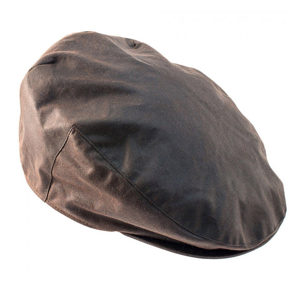 Heather Buchanan Wax Flat Cap - Brown