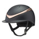 Charles Owen Halo - Black Matte/Rose Gold