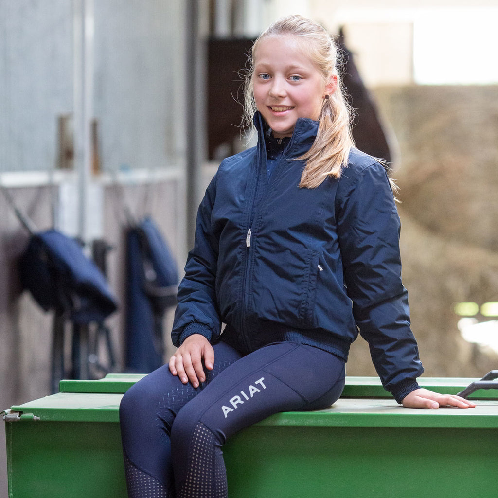 Ariat Junior Water Resistant Stable Jacket - Navy