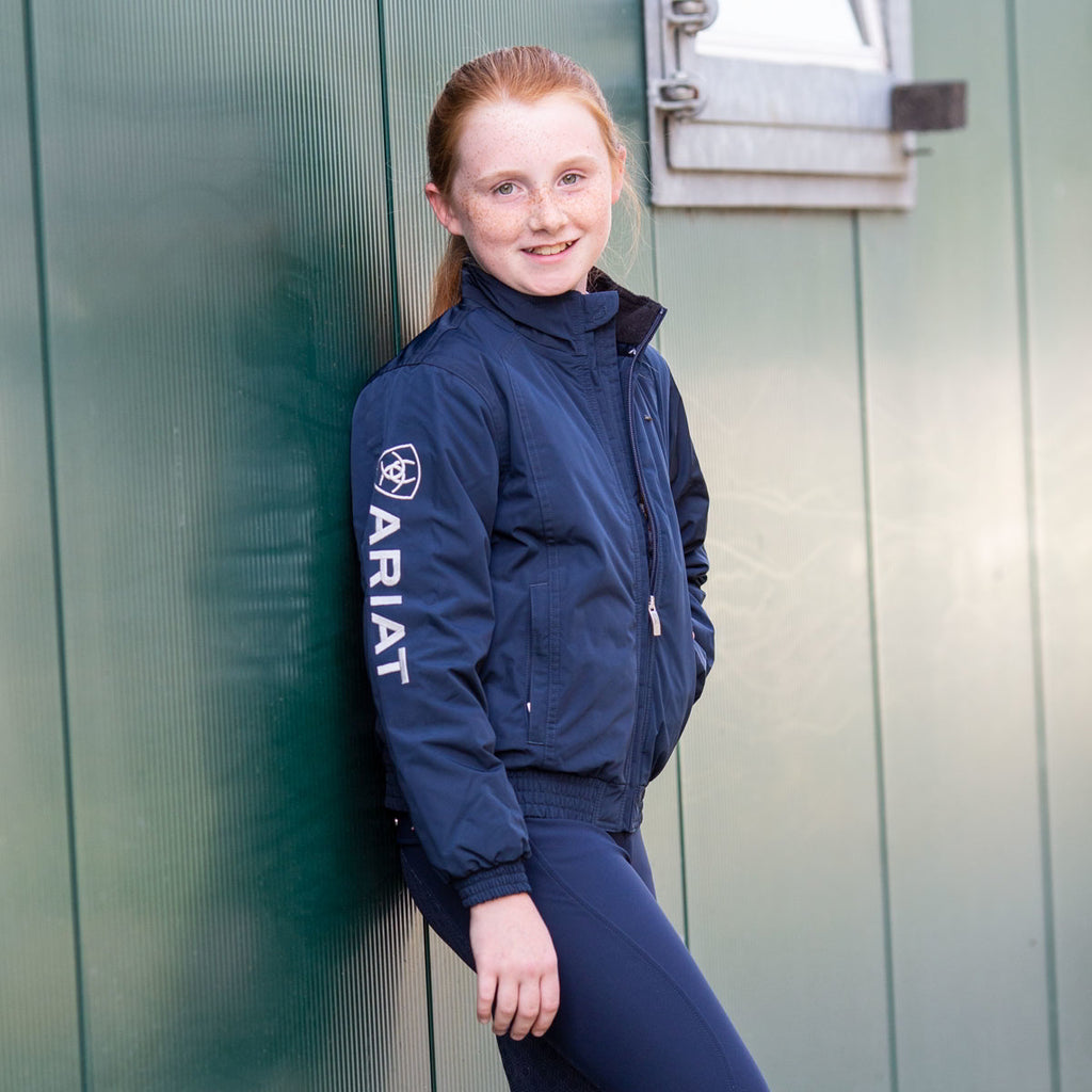Ariat Junior Water Resistant Stable Jacket - Navy