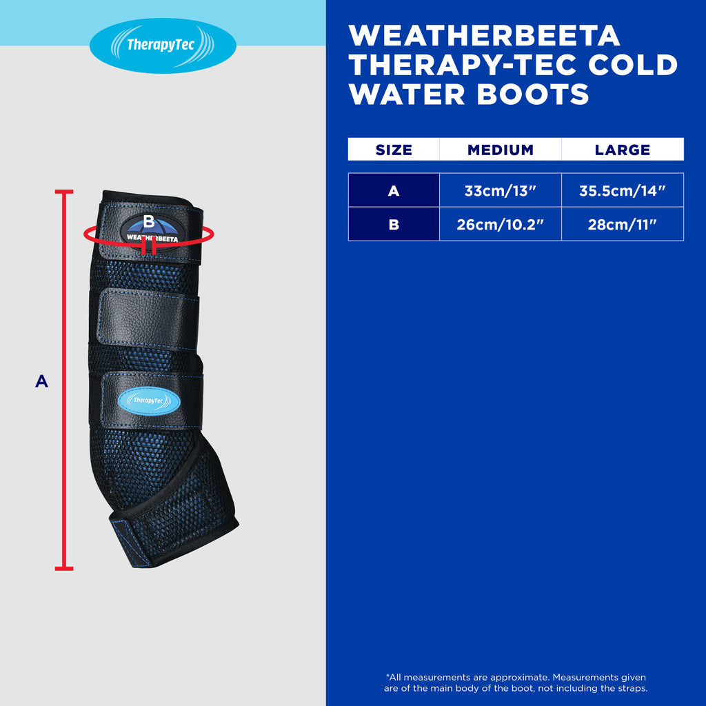 WeatherBeeta Therapy-Tec Cold Water Boots - Black/Blue