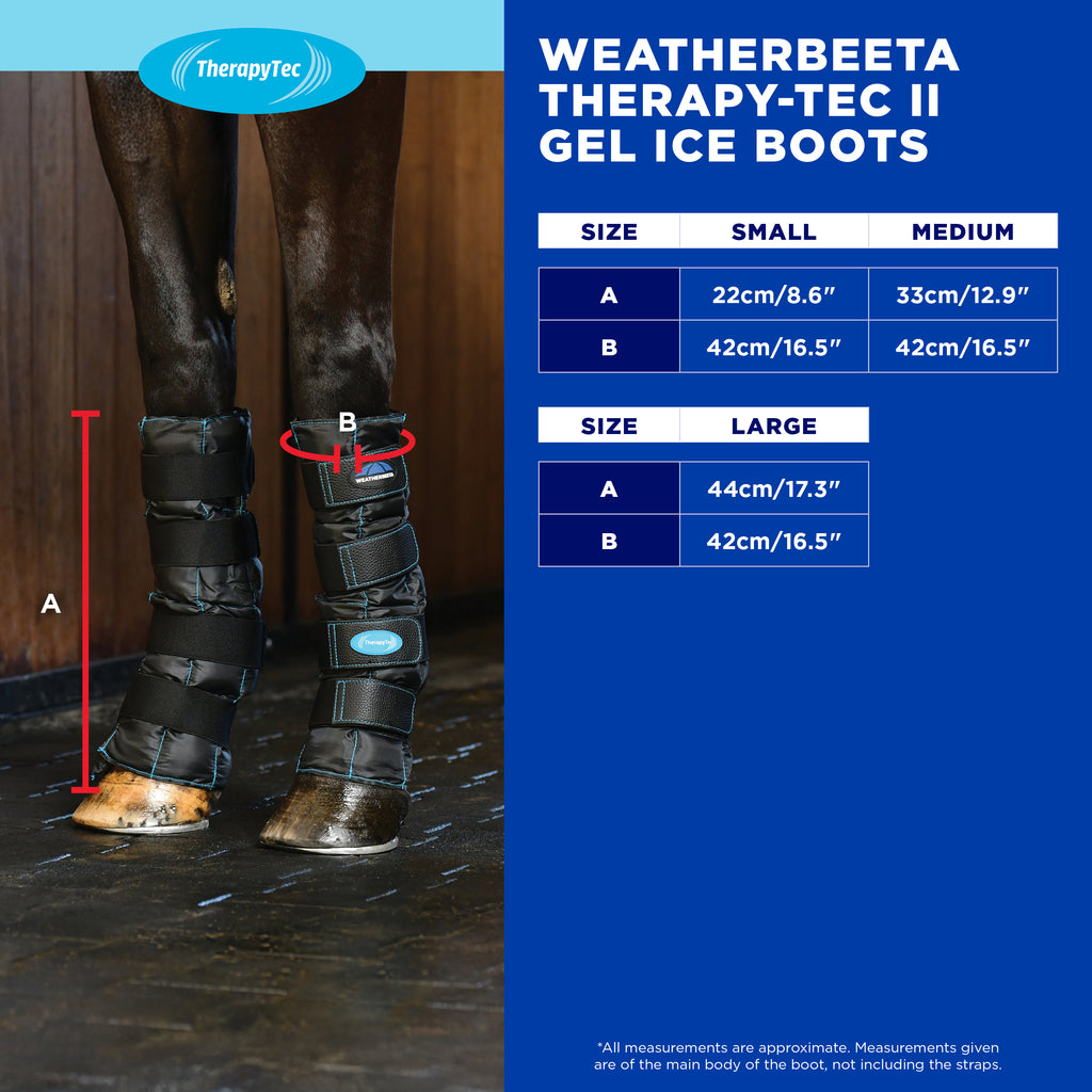 WeatherBeeta Therapy-Tec II Gel Ice Boots - Black