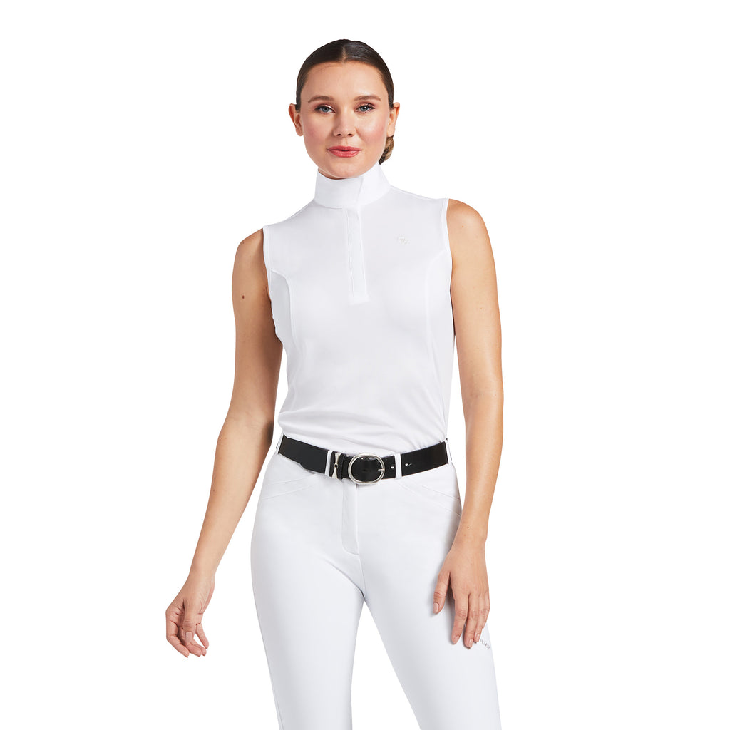 Ariat Aptos Sleeveless Show Top - White