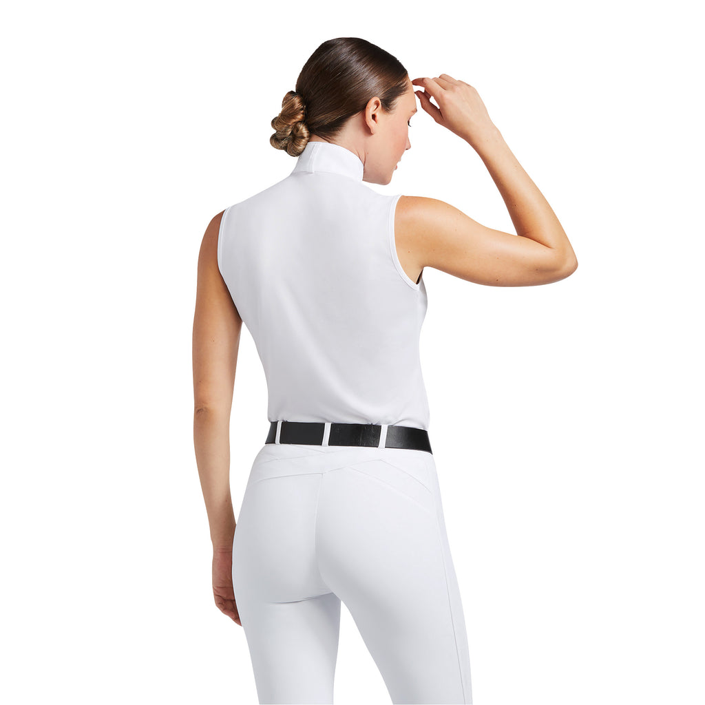 Ariat Aptos Sleeveless Show Top - White