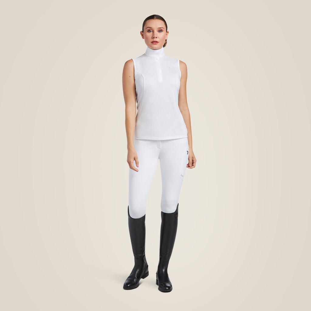 Ariat Aptos Sleeveless Show Top - White