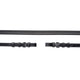 Schockemohle Buckle Rubber Reins - Black