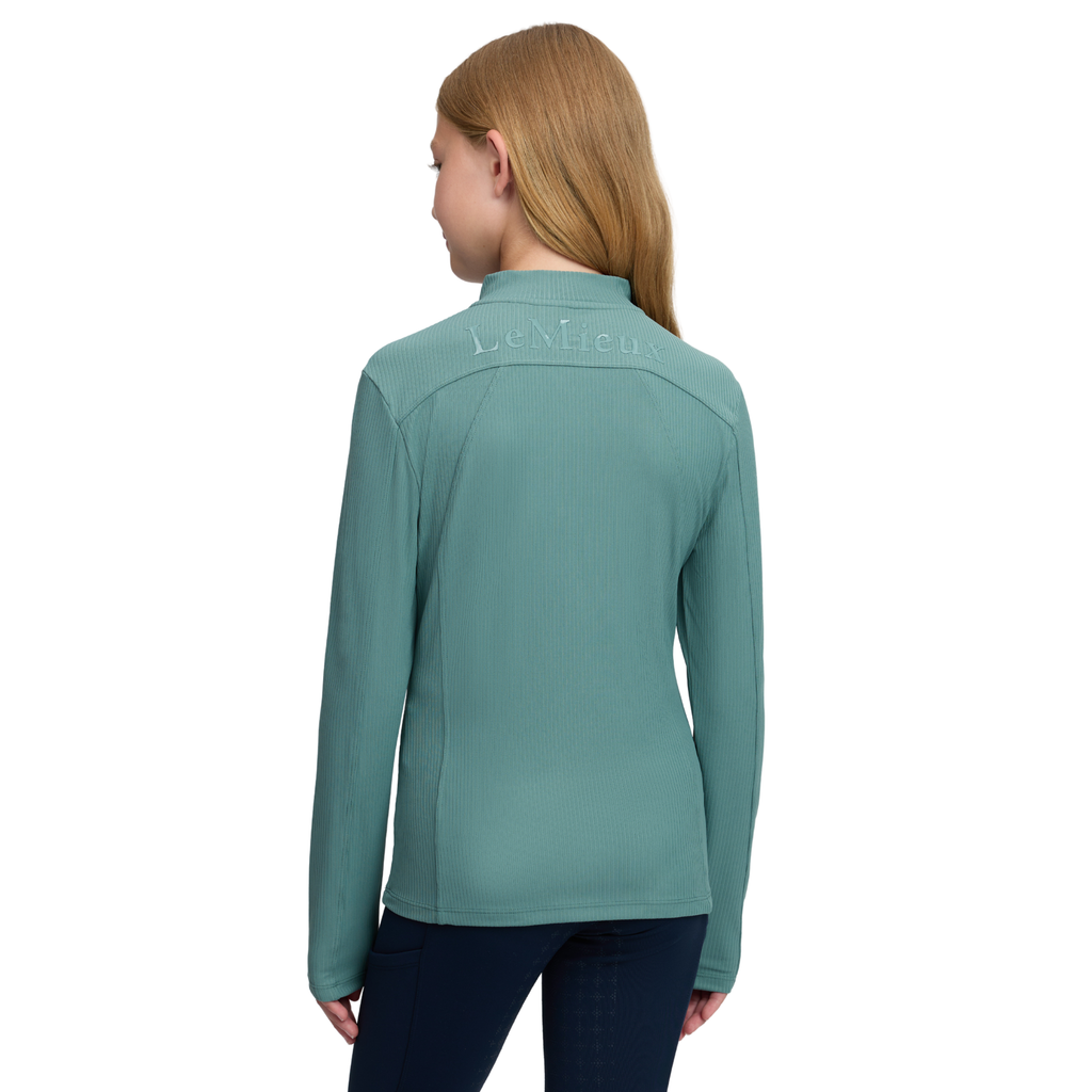 LeMieux Young Rider Raye Ribbed Base Layer - Aloe