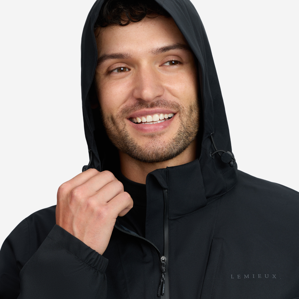 LeMieux Mens Waterproof Lightweight Jacket - Black