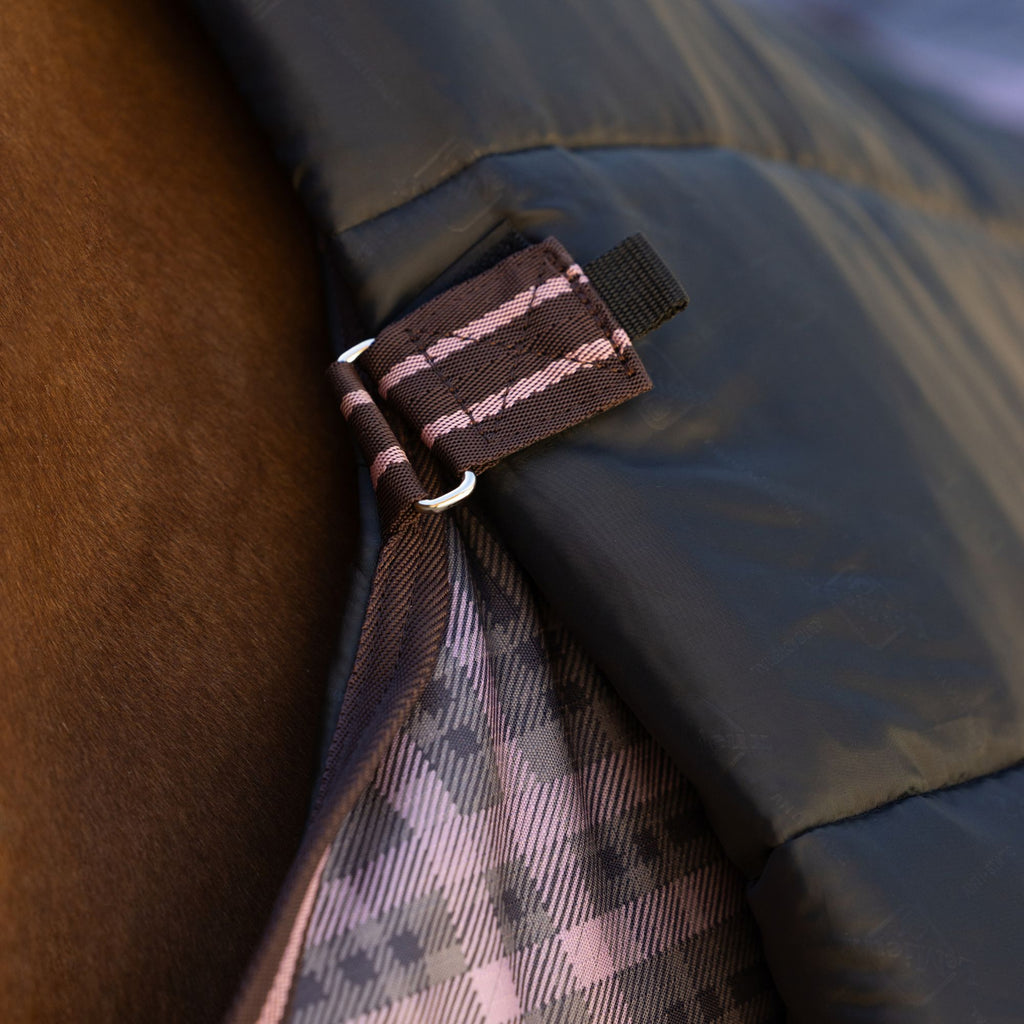 LeMieux Arika Check Stable Rug with Neck 200g - Cocoa