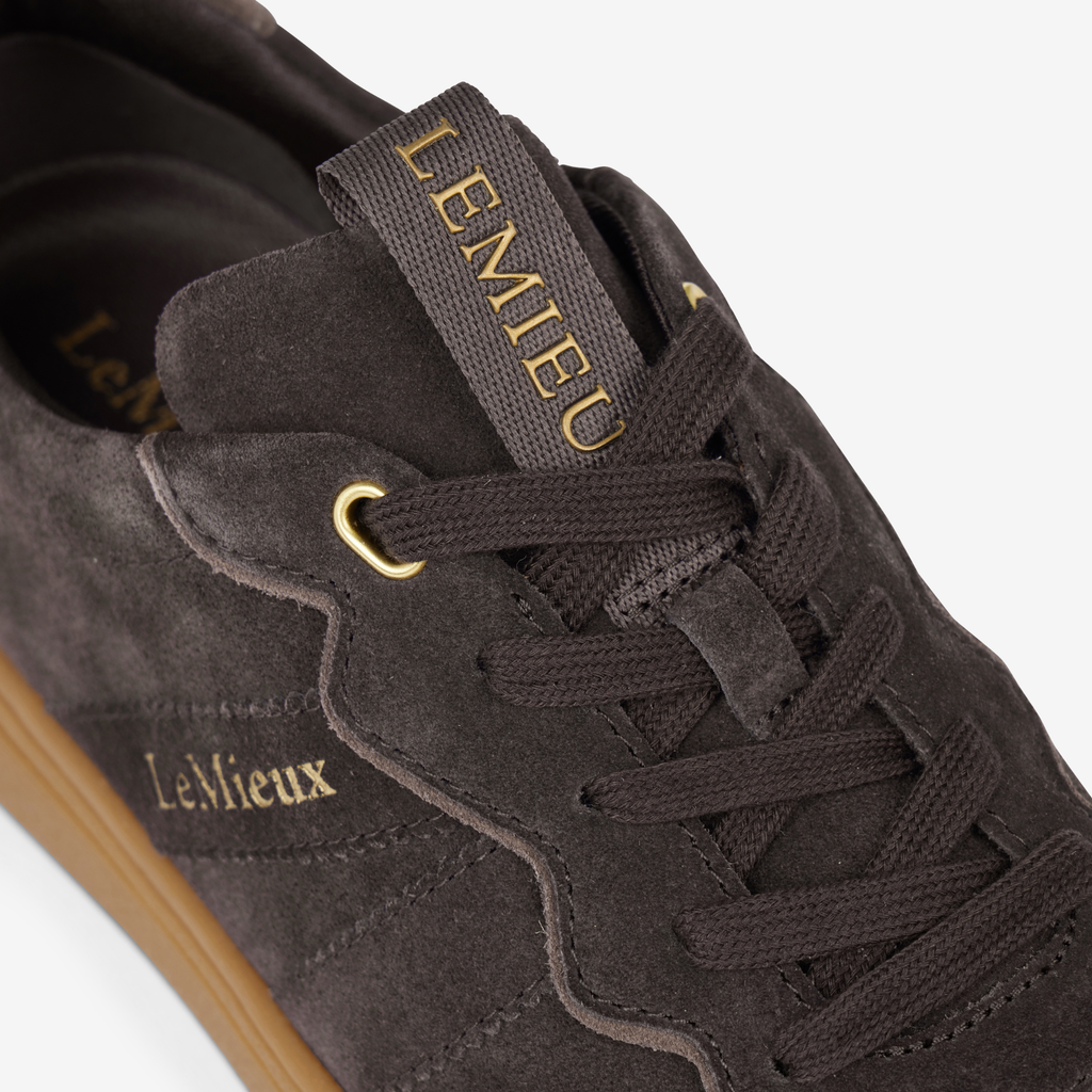 LeMieux Stockbridge Suede Trainer - Cocoa