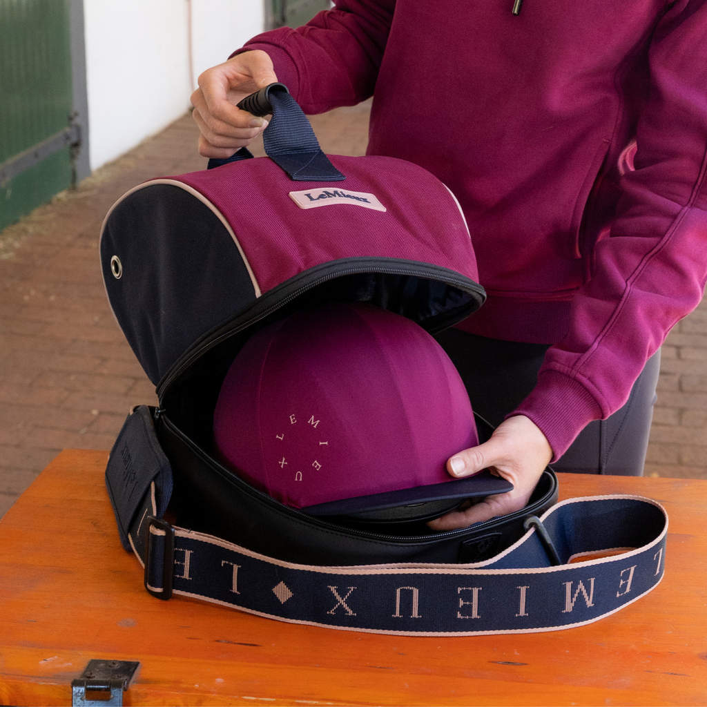 LeMieux Hat Bag - Blackberry