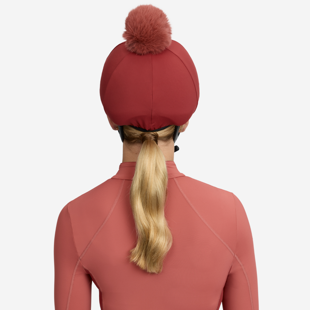 LeMieux Classique Pom Hat Silk - Russet