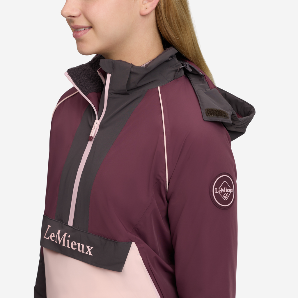 LeMieux Young Rider Bailey Waterproof Anorak - Bramble