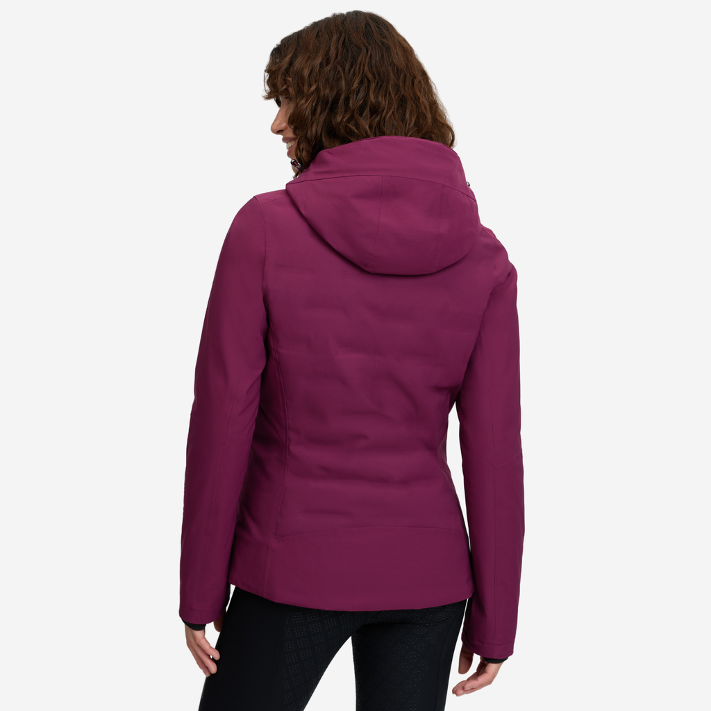 LeMIeux Ladies Brooke 3 in 1 Waterproof Hybrid Jacket - Blackberry