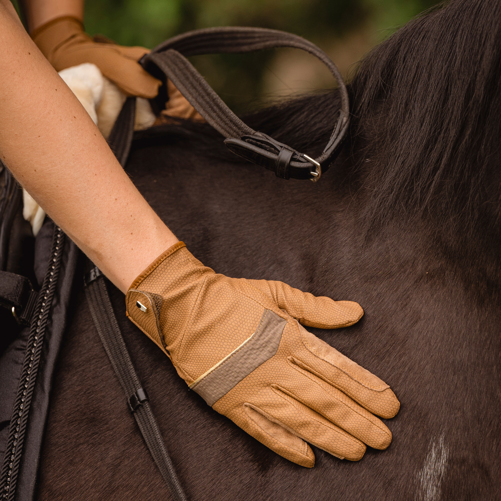 Roeckl Manecaress Riding Glove - Caramel