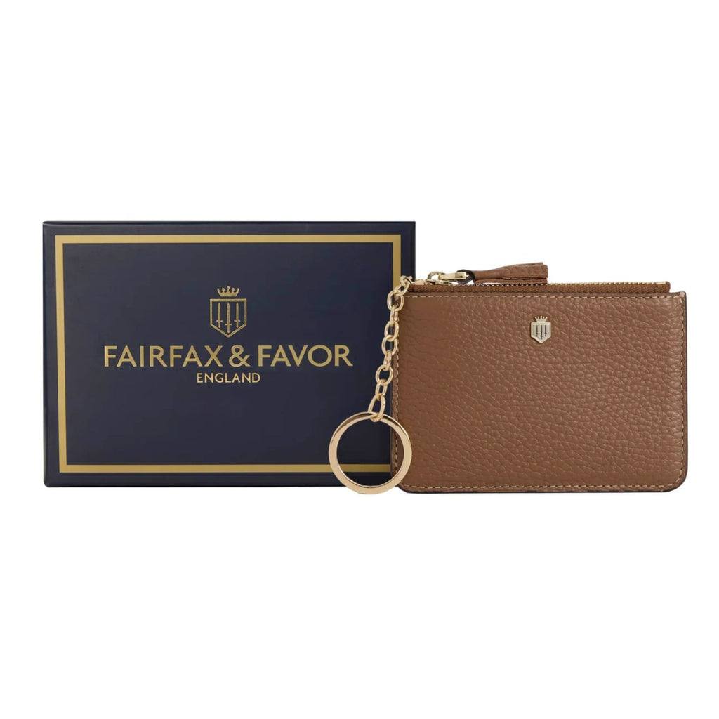 Fairfax & Favor Purse Key Ring - Tan Leather