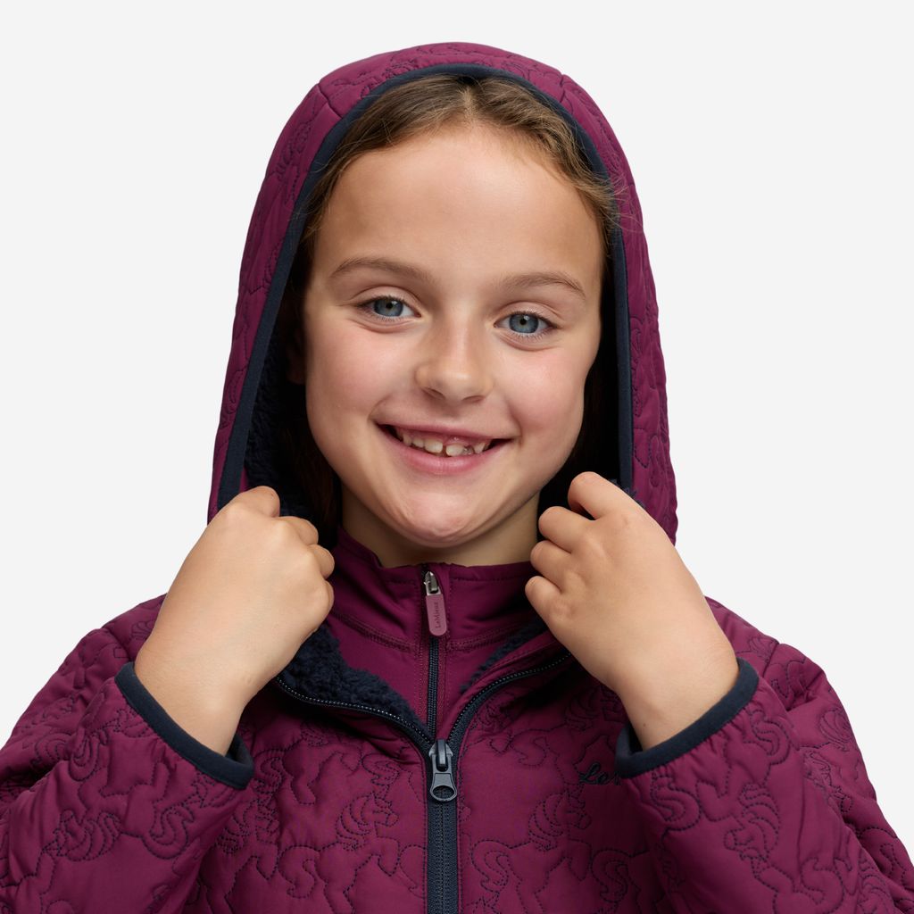 LeMieux Mini Lola Quilted Jacket - Blackberry