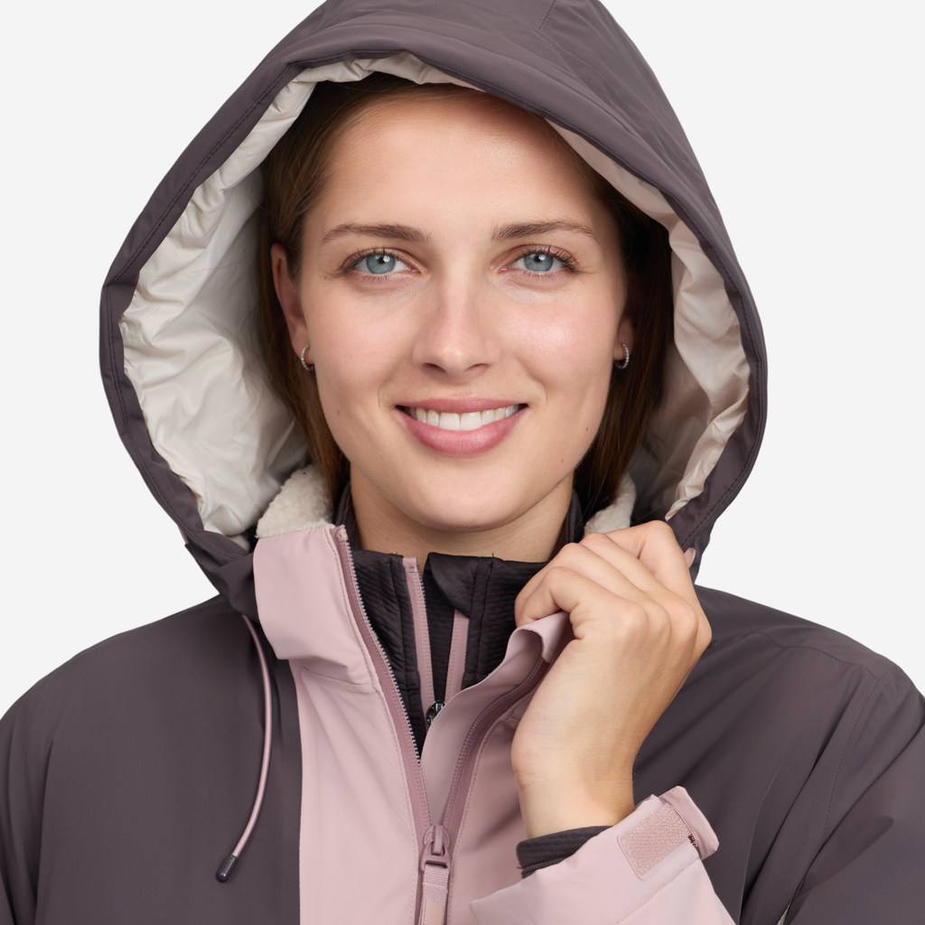 LeMieux Ladies Phoebe 1/2 Zip Waterproof Anorak - Wild Rose
