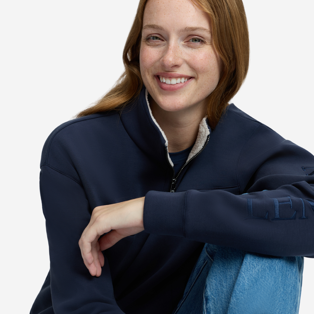 LeMieux Ladies Scarlet Quarter Zip Sweat - Navy