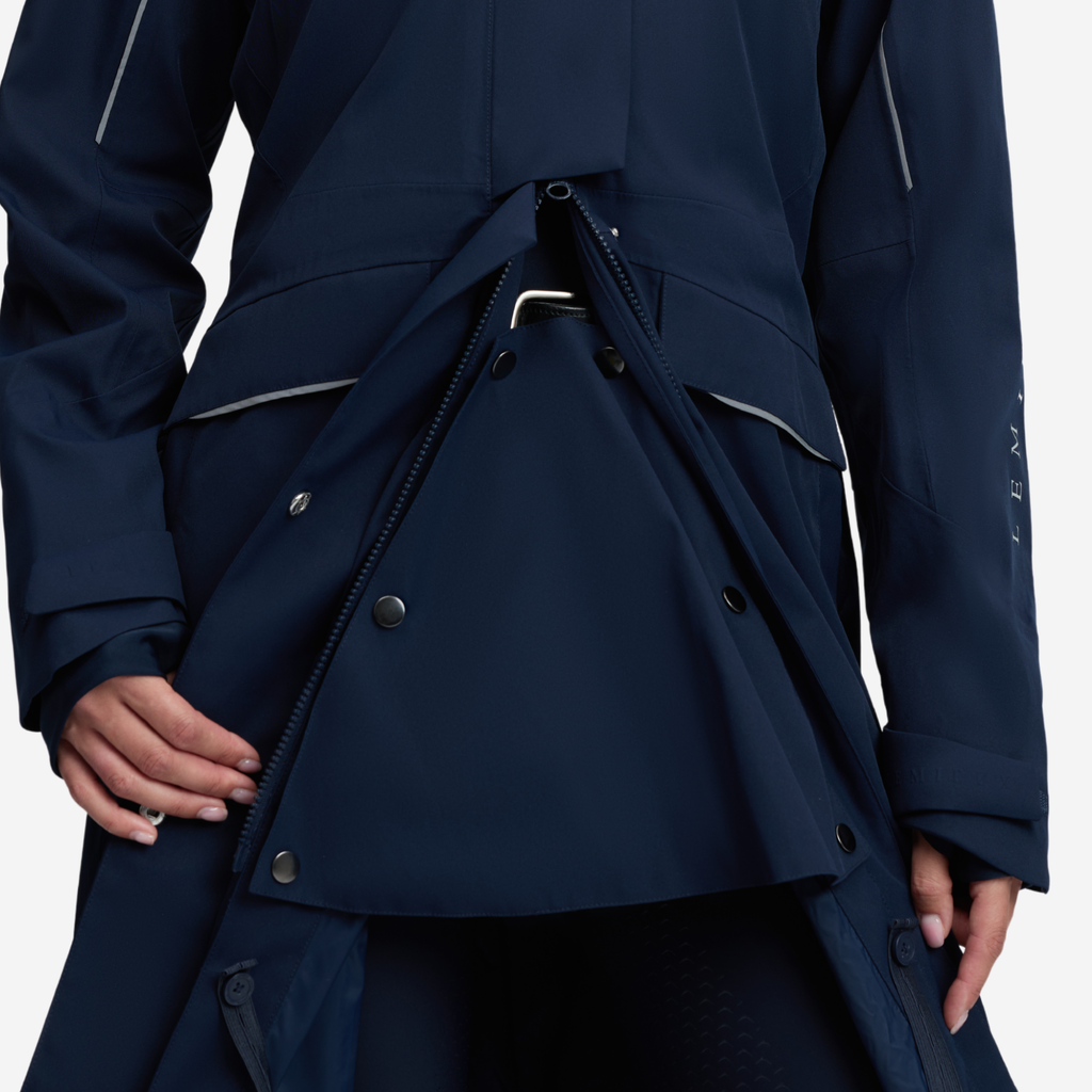 LeMieux Ladies Stormwear Performance Riding Coat - Navy