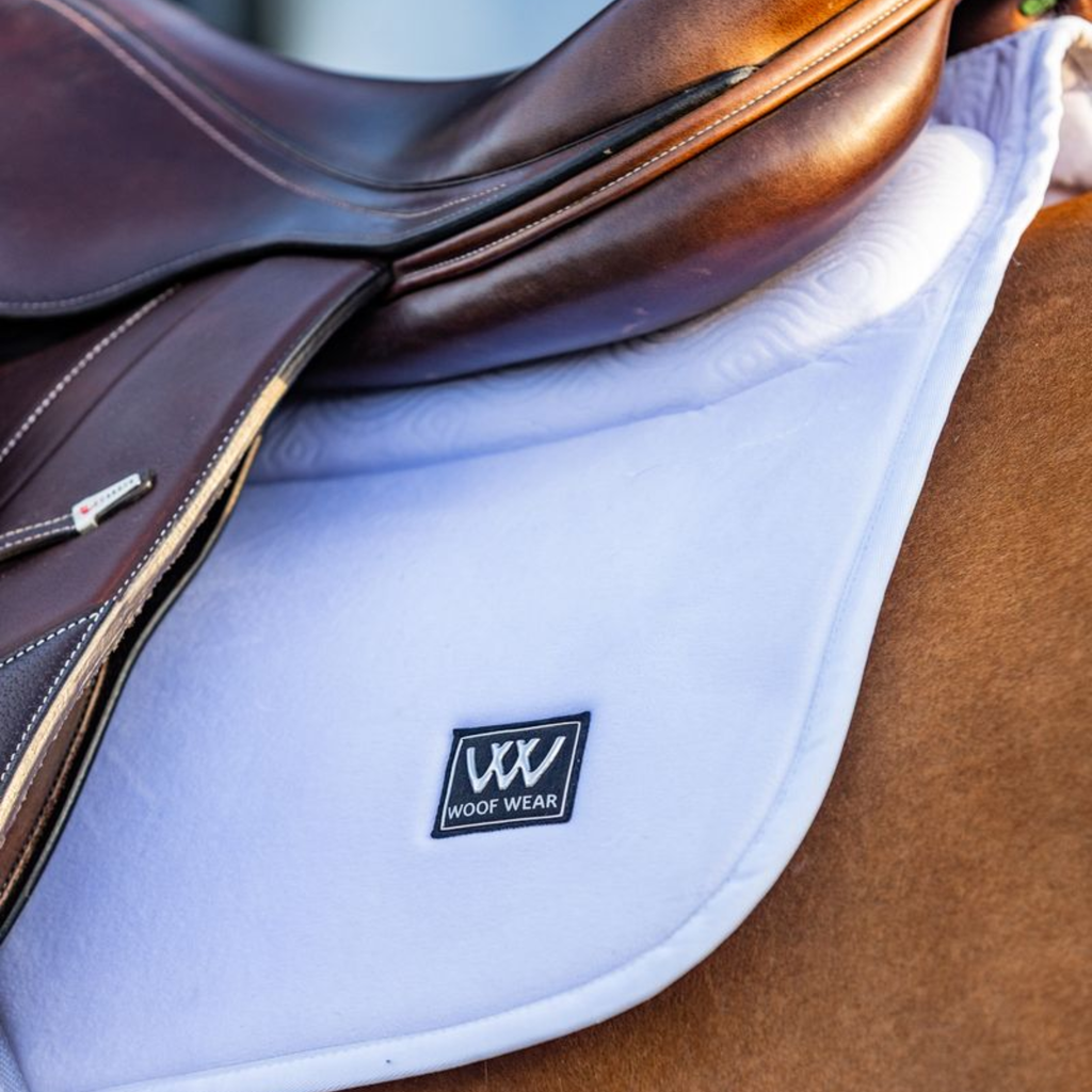 Woof Wear Elite Comfort Plus Close Contact Saddle Pad - White