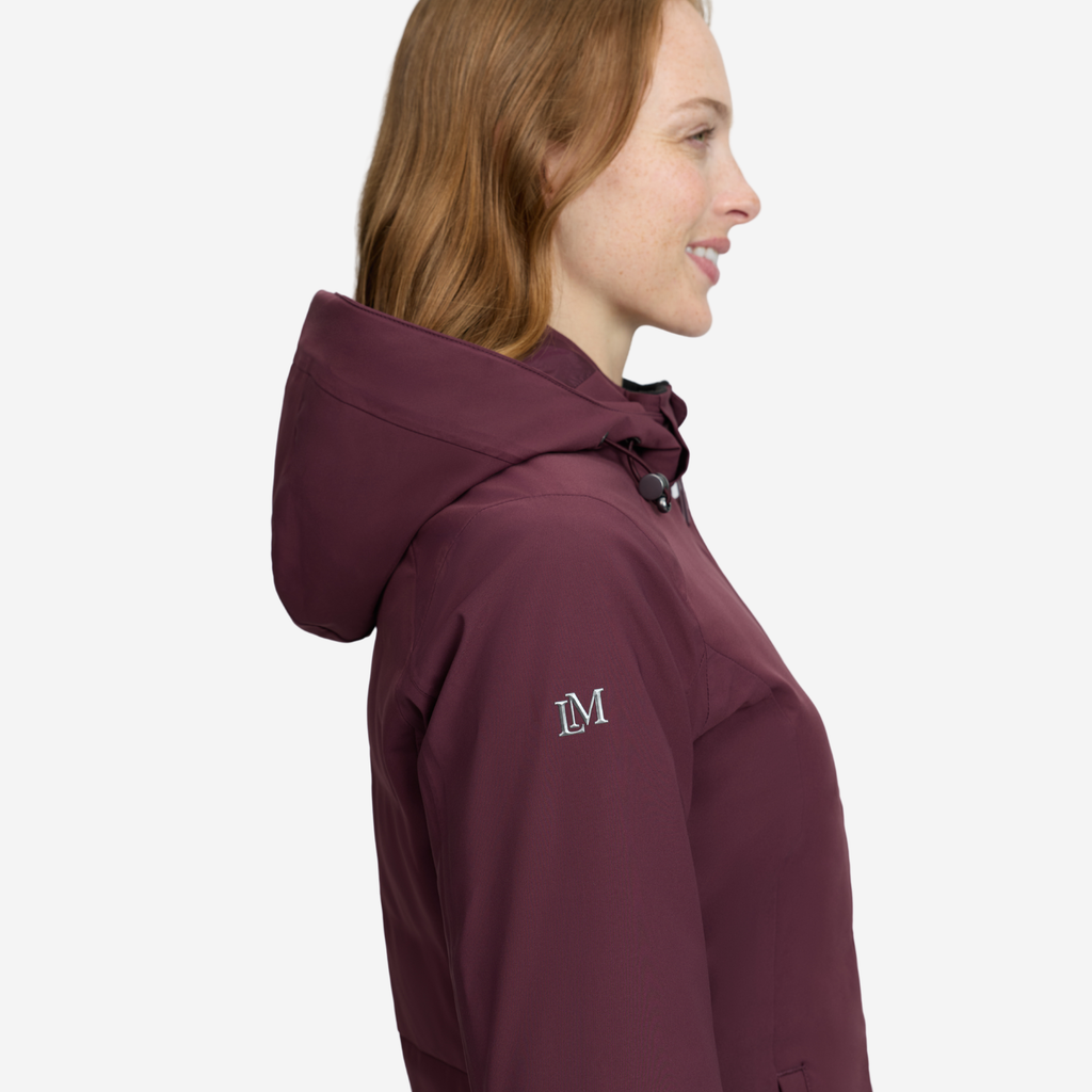 LeMieux Ladies Erin Waterproof Padded Coat - Bramble