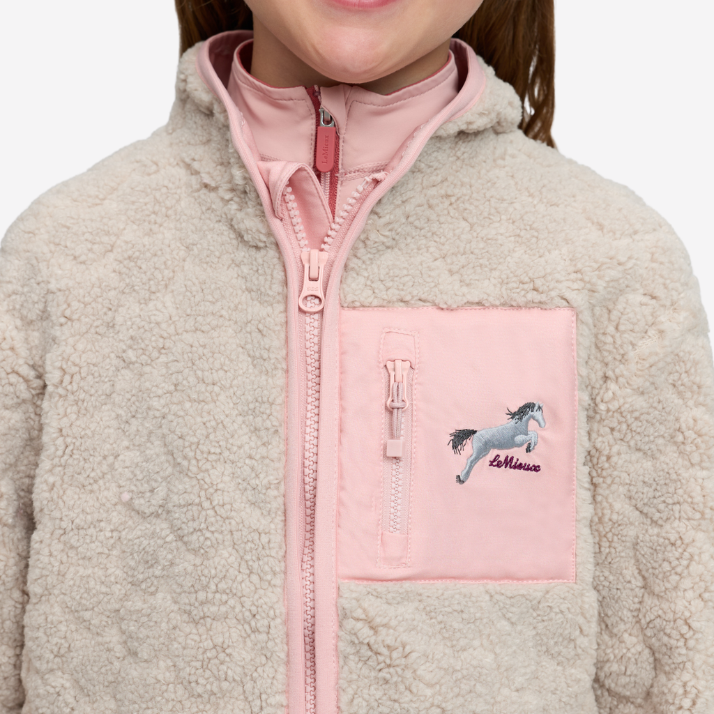 LeMieux Mini Thora Heart Fleece - Stone