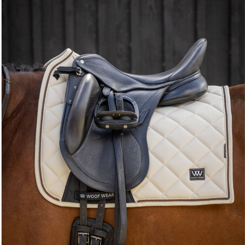 Woof Wear Vision Aura Dressage Saddle Pad - Stone