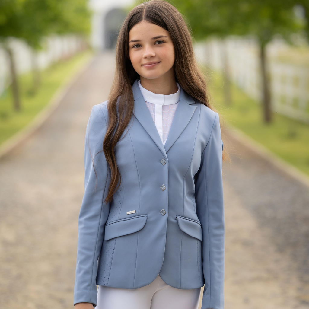 LeMieux Young Rider Kennedy Show Jacket - Powder Blue