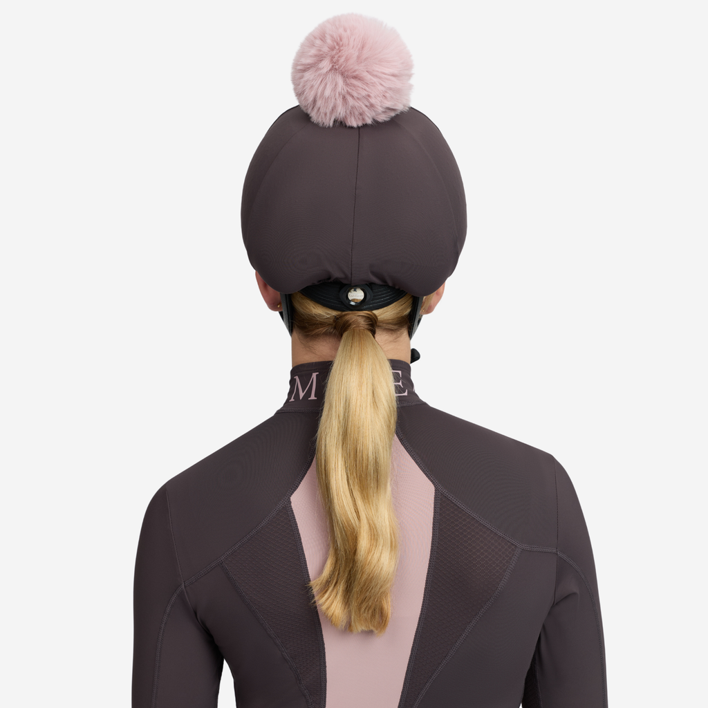 LeMieux Classique Pom Hat Silk - Cocoa